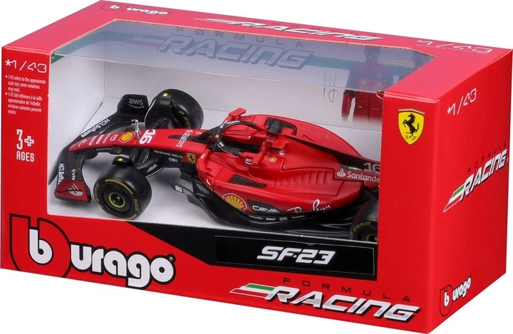 Model samochodu Bburago Ferrari SF-23 1:43 Czerwony (4893993368365) - obraz 2