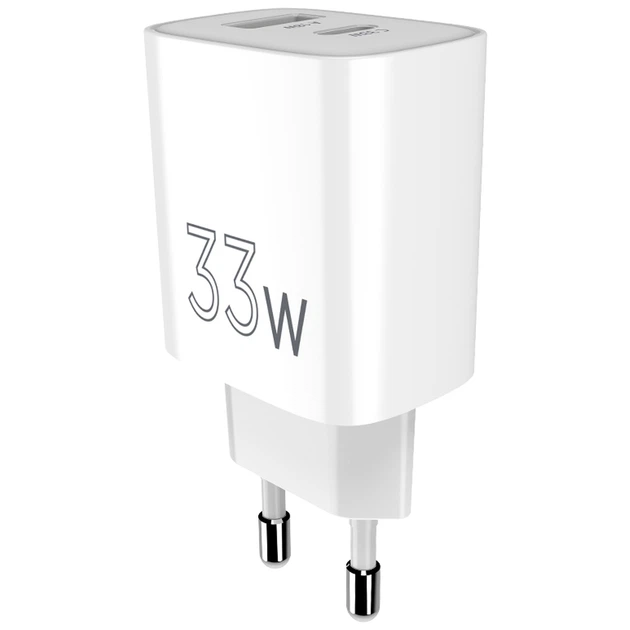 Зарядний пристрій Sigma 1xUSB-C PD33W + 1xUSB QC3.0 GaN X-power PS33-01 white (4827798527719) - зображення 6