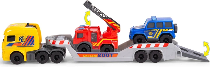 Zestaw Dickie Toys Ciężarówka Mercedes z pojazdami ratowniczymi (4006333089091) - obraz 4