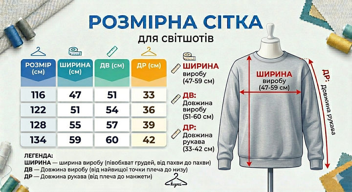 Свитшот детский для девочки 6-9 лет пудровый (11031) 134 - Фото 3 Свитшот детский для девочки 6-9 лет пудровый (11031) 134 - изображение 3