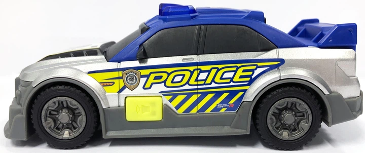 Автомобіль Dickie Toys Поліція з відкривним багажником звуковим та світловим ефектом 15 см (3302030) (4006333075537) - зображення 6