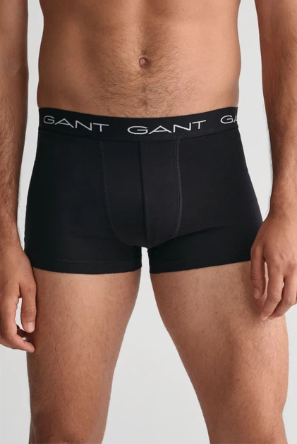 Чоловічі чорні боксери (5 шт) TRUNK Gant XXL 900015003 - изображение 4