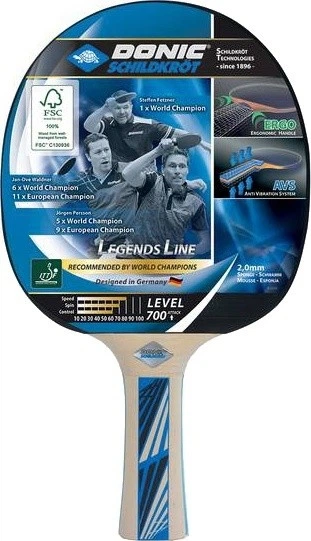 Rakieta do tenisa stołowego Donic Legends 700 FSC 734417 (4000885344172) - obraz 2