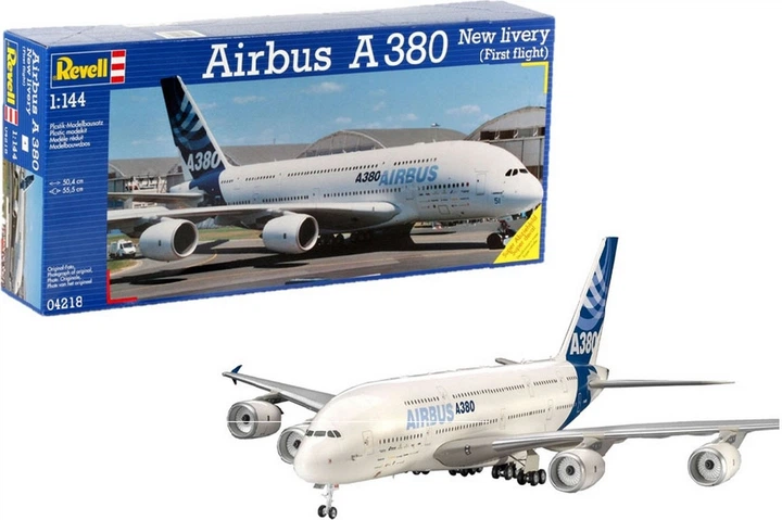 Збірна модель Revell Літак Airbus A380 Перший політ 1:144 RVL-04218 (4009803042183) - зображення 2