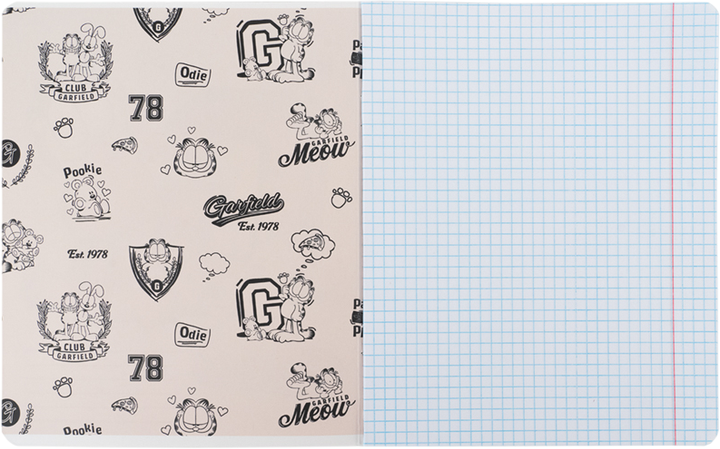 Набор тетрадей Kite Garfield Retro/Classic 18 листов в клетку 10 шт (GF26-236/10) - изображение 2