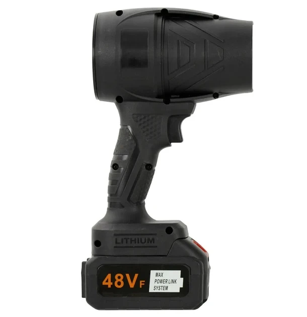 Аккумуляторная воздуходувка на 48V с зарядным устройством в кейсе 280 × 82 × 145 мм Черная - изображение 3