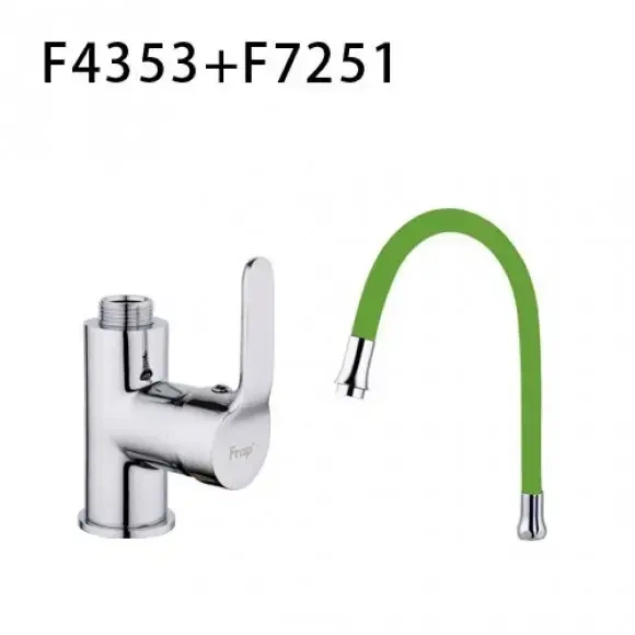 Корпус кухонного смесителя Frap F4353 для гибкого излива, хром - изображение 4