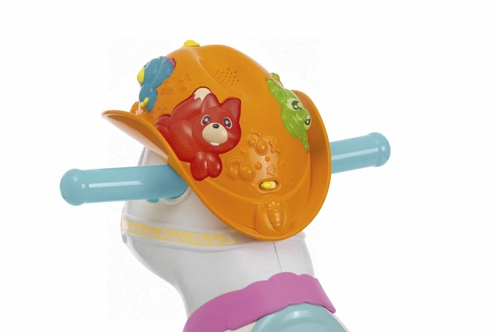 Interaktywny konik na biegunach Chicco Miss Baby Rodeo 2 w 1 (641181) (8058664158959) - obraz 3