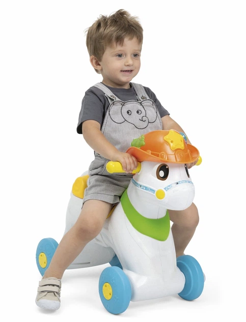 Interaktywny konik na biegunach Chicco Miss Baby Rodeo 2 w 1 (641183) (8058664158539) - obraz 4