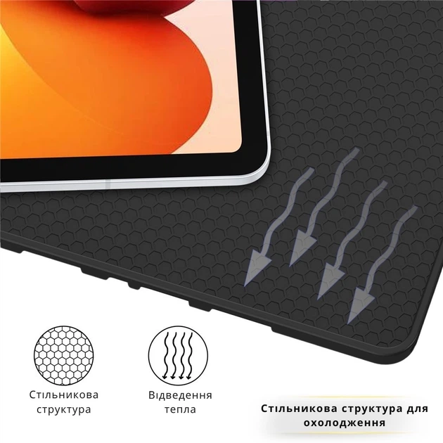 Чехол для планшета BeCover Flexible TPU Mate для Xiaomi Pad 8/8 Pro 11.2" с креплением для стилуса Black (BC_715623) - изображение 5