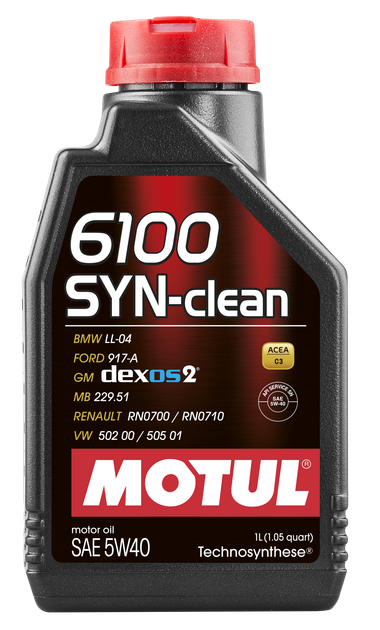 Олива Motul 6100 Syn-Clean SAE 5W40 1Л - зображення 2