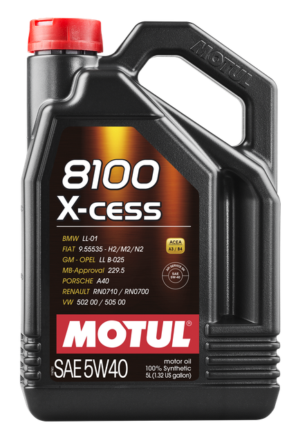 Олива Motul 8100 X-Cess Gen2 SAE 5W40 5Л - Фото 2 Олива Motul 8100 X-Cess Gen2 SAE 5W40 5Л - зображення 2