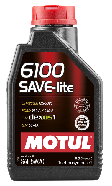 Олива Motul 6100 Save-Lite SAE 5W20 1Л - зображення 2