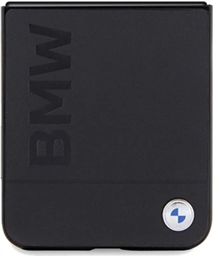 Etui BMW Leather Hot Stamp BMHCZF5SLLBK do Samsung Z Flip5 F731 Czarne (3666339171995) - obraz 2