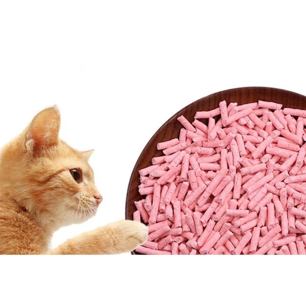 Top Cat Tofu Полуниця - соєвий наповнювач для туалету 6л - Фото 2 Top Cat Tofu Полуниця - соєвий наповнювач для туалету 6л - зображення 2