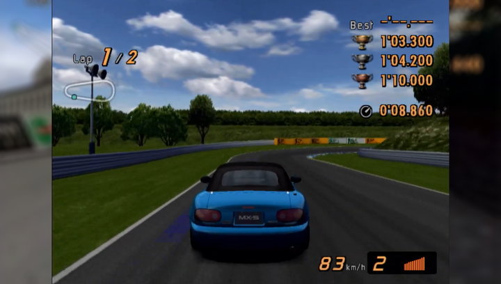 Игра Sony PlayStation 2 Gran Turismo 4 Prologue Europe Английская Версия DVD 2шт Б/У - изображение 6