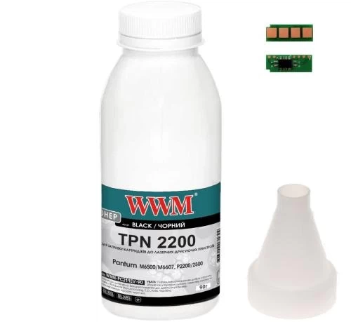 Тонер + чіп Pantum P2200/P2207/P2500/P2507, M6500/M6550/M6600/M6607, 90 г, WWM (TC-PC-211RB-WWM) - Фото 1 Тонер + чіп Pantum P2200/P2207/P2500/P2507, M6500/M6550/M6600/M6607, 90 г, WWM (TC-PC-211RB-WWM) - зображення 1