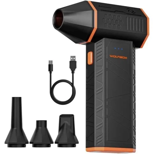 Вентилятор ручной Wolfbox MegaFlow 50, Black (MF50) - Фото 2 Вентилятор ручной Wolfbox MegaFlow 50, Black (MF50) - изображение 2