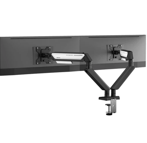 Кронштейн настільний для двох моніторів 17-32" AndaSeat Stealth II Duo, Black/White (AD-W-A6D-2S-BW) - зображення 7