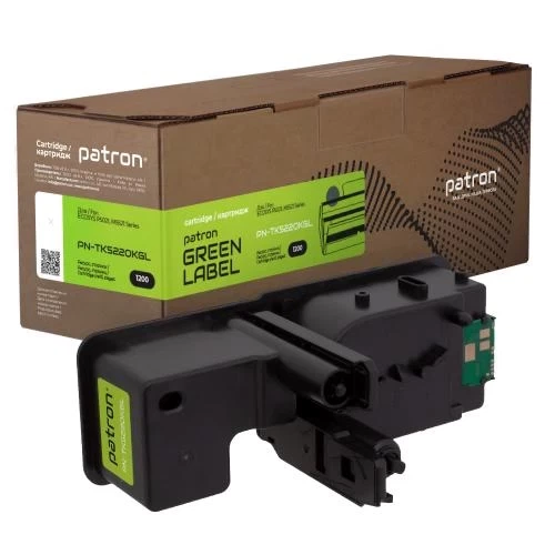 Картридж Kyocera TK-5220K, Black, Patron Green (PN-TK5220KGL) - Фото 1 Картридж Kyocera TK-5220K, Black, Patron Green (PN-TK5220KGL) - изображение 1
