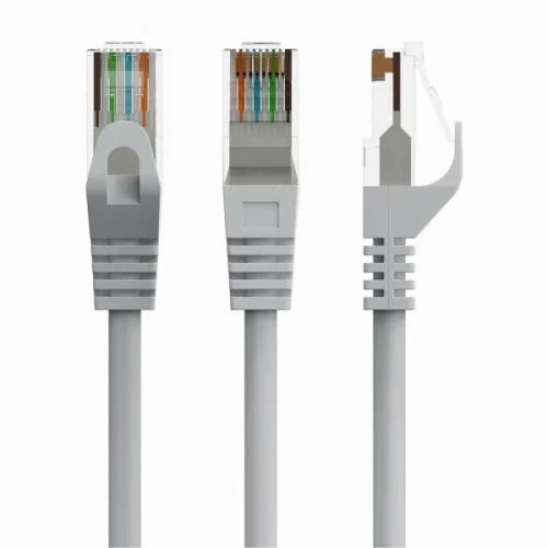 Патч-корд 0.5 м, UTP, Grey, Cablexpert, Cat.6, Cu, PVC (PP6U-CU-0.5M) - Фото 1 Патч-корд 0.5 м, UTP, Grey, Cablexpert, Cat.6, Cu, PVC (PP6U-CU-0.5M) - зображення 1