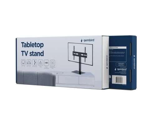 Настольная подставка для телевизора 37-75″ Gembird, Black, поворотная (TVS-D75S-01) - изображение 5