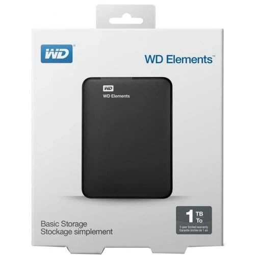 Внешний жесткий диск 1Tb Western Digital Elements Portable, Black (WDBUZG0010BBK-WESN) - Фото 6 Внешний жесткий диск 1Tb Western Digital Elements Portable, Black (WDBUZG0010BBK-WESN) - изображение 6
