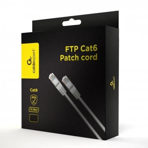 Патч-корд 30 м, FTP, Grey, Cablexpert, Cat.6, CCA, PVC (PPB6-30M) - зображення 2