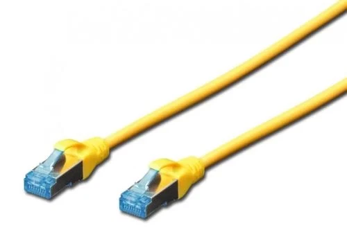 Патч-корд 5 м, SF/UTP, Yellow, Digitus, Cat.5e, Cu, PVC (DK-1531-050/Y) - Фото 1 Патч-корд 5 м, SF/UTP, Yellow, Digitus, Cat.5e, Cu, PVC (DK-1531-050/Y) - изображение 1