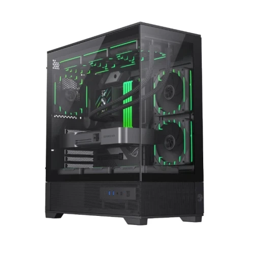 Корпус GameMax VISTA 2 AB, Black - Фото 2 Корпус GameMax VISTA 2 AB, Black - зображення 2