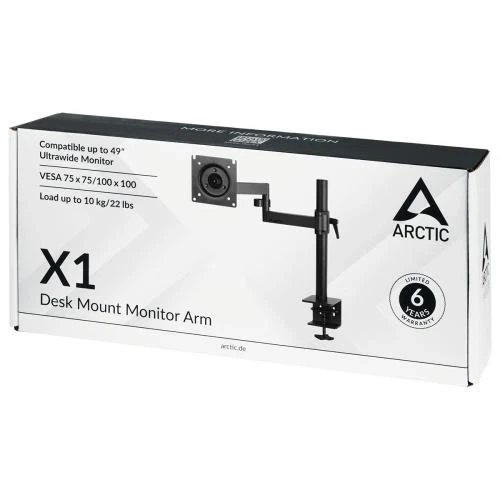 Настольное крепление для монитора Arctic X1, Black (AEMNT00061A) - Фото 5 Настольное крепление для монитора Arctic X1, Black (AEMNT00061A) - изображение 5