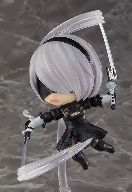 Коллекционная сборная подвижная фигурка из игры NieR:Automata, Нендороид 1475, Nendoroid 2В (10 см) - Фото 1 Коллекционная сборная подвижная фигурка из игры NieR:Automata, Нендороид 1475, Nendoroid 2В (10 см) - изображение 1