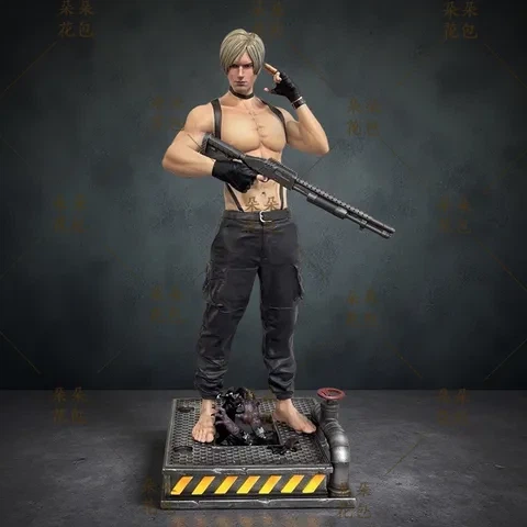 Фігурка Leon Kennedy (Леон Кеннеді) — колекційна статуетка з гри Резидент Евіл / Resident Evil, 32 см - Фото 3 Фігурка Leon Kennedy (Леон Кеннеді) — колекційна статуетка з гри Резидент Евіл / Resident Evil, 32 см - зображення 3