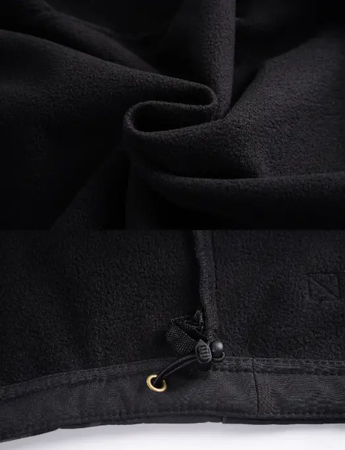 Костюм софтшел Чорний мультикам Soft Shell на флісі M - зображення 9
