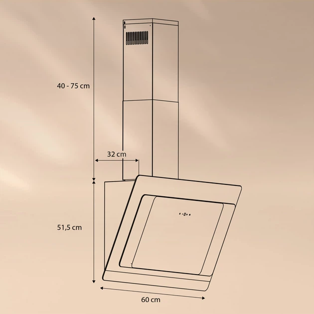 Витяжка Klarstein Aurora Eco 550 м³/год (10039927) - изображение 8