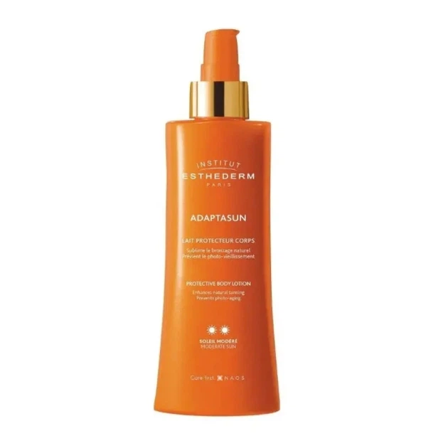 Institut Esthederm (Інститут Естедерм) Adaptasun Protective Body Lotion Moderate Sun — сонцезахисний лосьйон для обличчя та тіла, 200 мл - Фото 1 Institut Esthederm (Інститут Естедерм) Adaptasun Protective Body Lotion Moderate Sun — сонцезахисний лосьйон для обличчя та тіла, 200 мл - зображення 1