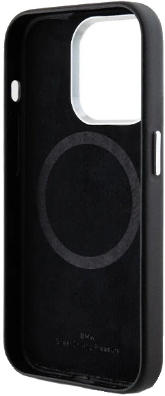 Панель BMW Signature Wrapped Metal MagSafe BMHMP14X23PUFWK для Apple iPhone 14 Pro Max Black (3666339233242) - зображення 2