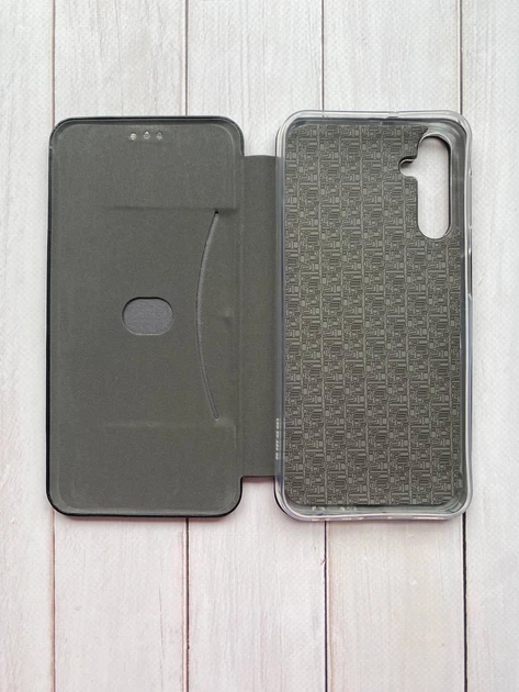 Чохол-книжка чорний з малюнком на Samsung Galaxy A05s (A057) Квітуча сакура (принт 422) - зображення 3
