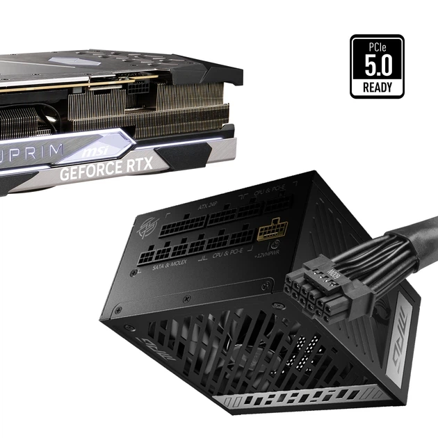 Блок питания MSI MPG A1000GS PCIE5 - изображение 2