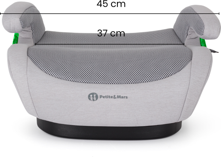 Бустер Petite&Mars Optimus Pro i-Size 125 - 150 см Gentle Grey F196857 (8596202018216) - зображення 7