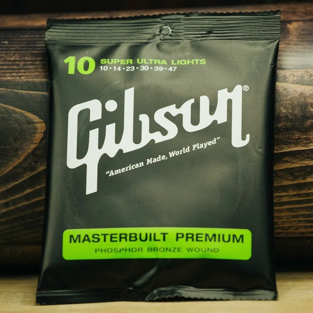 Струны для акустической гитары Gibson SAG-MB10 Masterbuilt Premium (10-47) - Фото 1 Струны для акустической гитары Gibson SAG-MB10 Masterbuilt Premium (10-47) - изображение 1