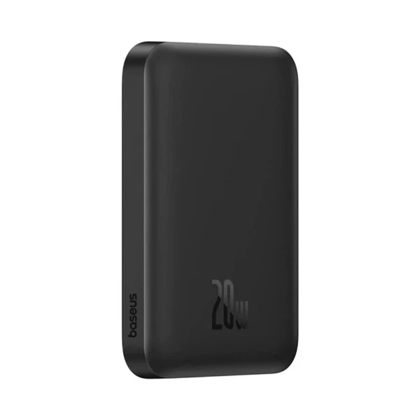 Портативна батарея PowerBank Baseus Magnetic Mini Air Wireless 20W 6000mAh P10059002113-00 Black - Фото 4 Портативна батарея PowerBank Baseus Magnetic Mini Air Wireless 20W 6000mAh P10059002113-00 Black - зображення 4