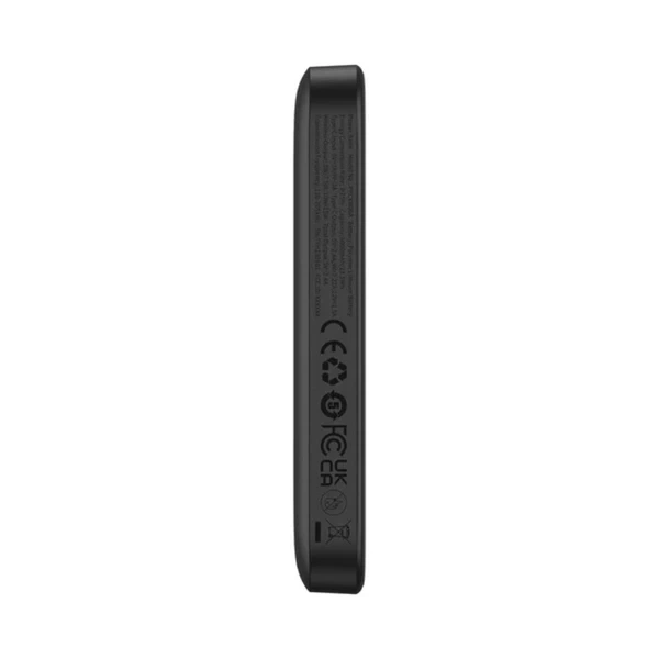 Портативна батарея PowerBank Baseus Magnetic Mini Air Wireless 20W 6000mAh P10059002113-00 Black - Фото 5 Портативна батарея PowerBank Baseus Magnetic Mini Air Wireless 20W 6000mAh P10059002113-00 Black - зображення 5