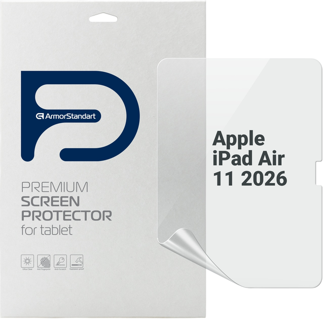 Гидрогелевая пленка для планшета Apple iPad Air 11 (2026) ArmorStandart Matte (ARM91335) - Фото 1 Гидрогелевая пленка для планшета Apple iPad Air 11 (2026) ArmorStandart Matte (ARM91335) - изображение 1