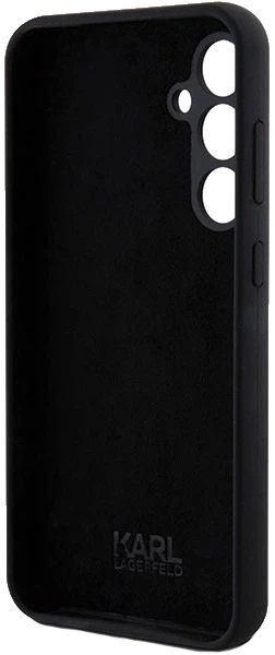 Etui Karl Lagerfeld Silicone Ikonik Metal Pin KLHCS23FEMHKNPK do Samsung S23 FE S711 Czarne (3666339218645) - obraz 2