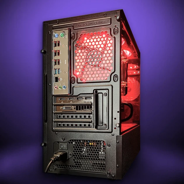 Компьютер VSIM зборка v2 -- Intel Xeon 2660v3 / RAM 16 Gb DDR4 / SSD 512Gb / AMD RX580 8Gb красный - изображение 7