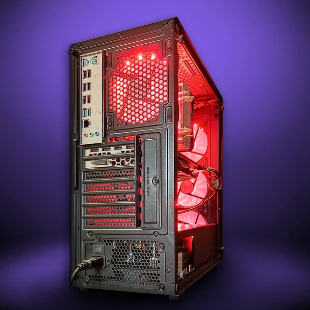 Компьютер VSIM зборка v3 -- Intel Xeon 2660v3 / RAM 16 Gb DDR4 / SSD 512Gb / Nvidia GTX1070 8Gb красный - изображение 5