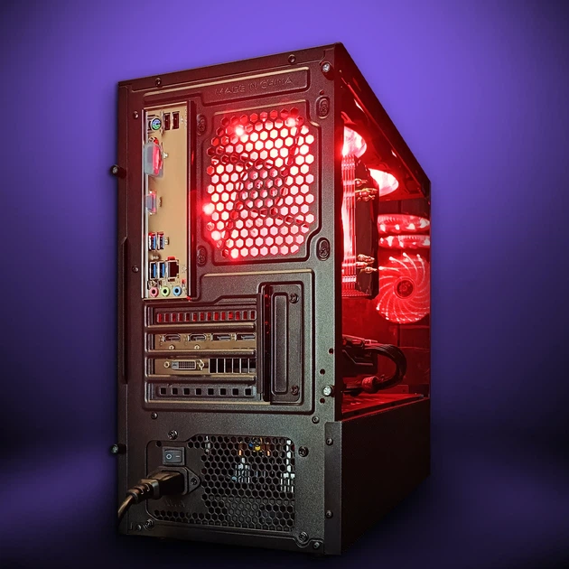 Компьютер VSIM зборка v4 -- AMD Ryzen 5 3500X / RAM 16 Gb DDR4 / SSD 512Gb / AMD RX580 8Gb красный - изображение 5