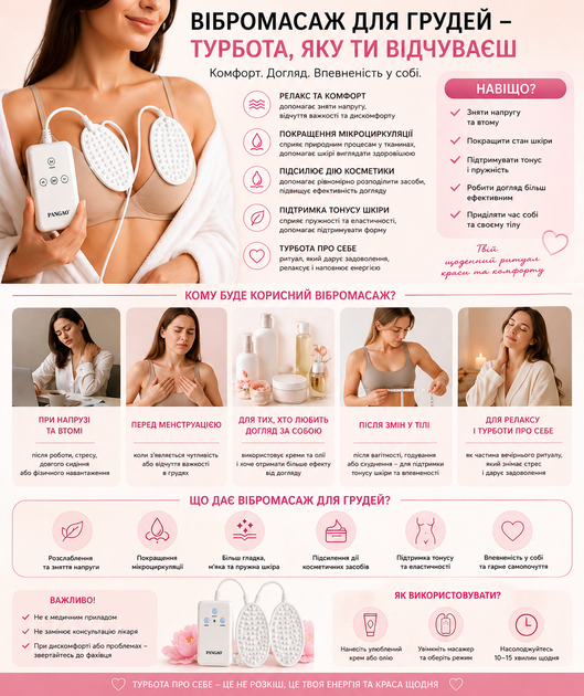 Массажер для ухода за грудью Pangao Breast Enhancer - изображение 6