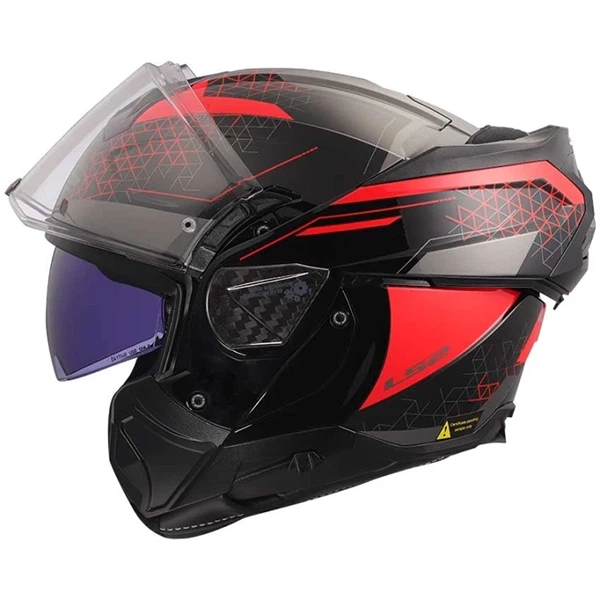 Мотошолом LS2 FF910 Advant 2 Astral Red - M - зображення 4